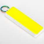 Fluoro Yellow Floating Keyring
